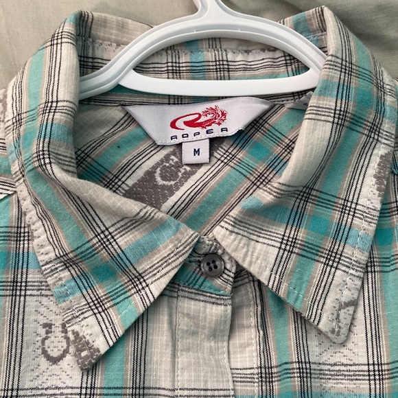 Roper Horse Print Button Up Shirt - Picture 2 of 7